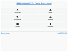 Tablet Screenshot of immobilien-rot.at